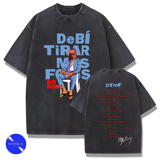 BadB Dtmf letras azules T-Shirt